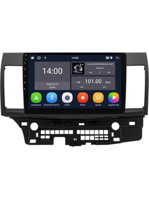SmartGO Mitsubishi Lancer Android Multimedya Sistemi (2008-2019) 4+64 GB  Wİ-Fİ (Yazılımsal)