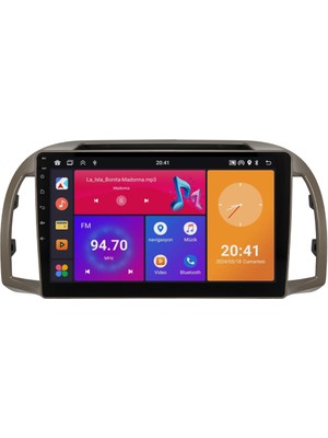 SmartGO Nissan Micra Android Multimedya Sistemi (2002-2010) 6+64 GB  Wİ-Fİ (Yazılımsal)