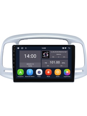 SmartGO Hyundai Accent Era Android Multimedya Sistemi (2006-2012) 4+64 GB  Wİ-Fİ (Yazılımsal)