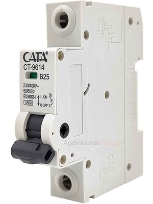 Cata 1X25 Amper W Otomat Monofaze Sigorta CT-9614