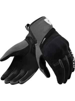 Revit Mosca 2 Eldiven Siyah-Gri Yaz Mevsimi İçin Dokunmatik Ekran Desteğiyle Deri Malzeme