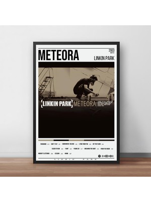 Orenda Art Linkin Park - Meteora Albüm / Çerçeveli Poster Tablo