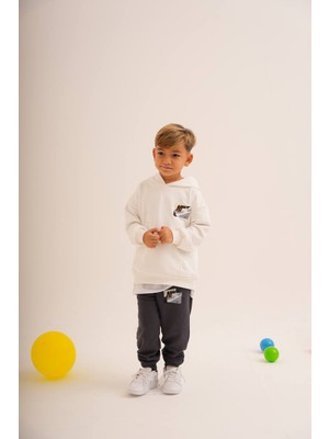 Erkek Çocuk Kapüşonlu Eşofman Takım