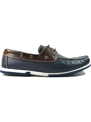 Riverland Y-03  Deri Bağlı Casual Erkek Ayakkabı