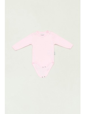 %100 Pamuk Bisiklet Yaka Unisex Çocuk Zıbın