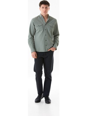 Fermuarlı Regular Fit Jean