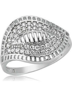 Gumush Gümüş Yaprak Bayan Yüzük