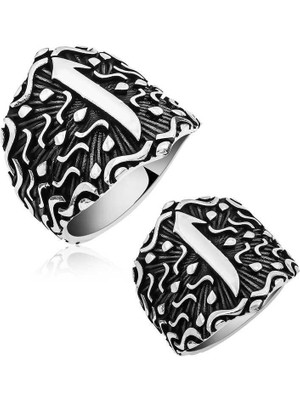 Gumush Gümüş Elif Erkek Yüzük