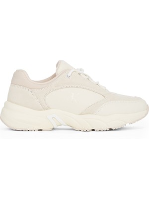 Calvin Klein Krem Kadın Sneaker YW0YW01646