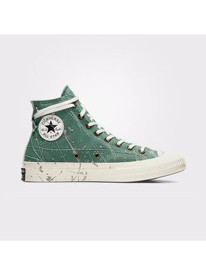 Converse Chuck 70 Paint Splatter Kadın Yeşil Sneaker