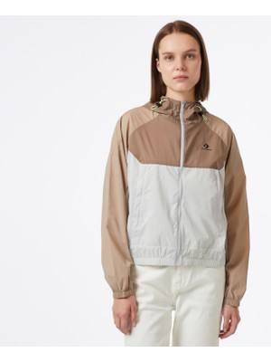 Converse Lightweight Windbreaker Kadın Kahverengi Ceket