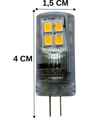 Osram (3 Adet) Osram 2,6W (28W) 2700K (Sarı Işık) G4 Duylu Led Kapsül Ampul