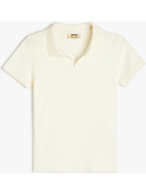 Koton Pamuklu Kısa Kollu Basic Polo Yaka Tişört