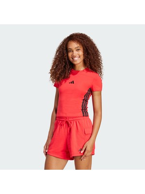 Adidas Sportswear JE1242 Essentials 3-Stripes Slim Baby Tee
