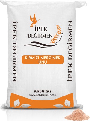 Ipek Değirmen Kırmızı Mercimek Unu Glutensiz Katkısız 1 kg