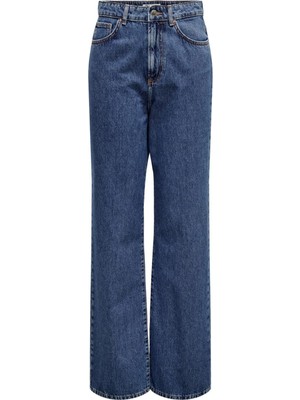 Only Onlsılje Ex Hw Str Wıde DOT729 Dnm Noos Kadın Mavi Jean - O15319938