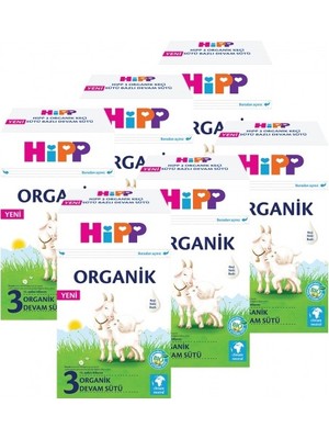Hipp 3 Organik Keçi Sütü Bazlı Devam Sütü 400 gr x 6 Adet