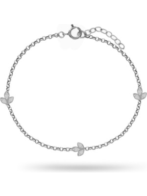 Silveranka 925 Ayar Gümüş Lotus Bileklik