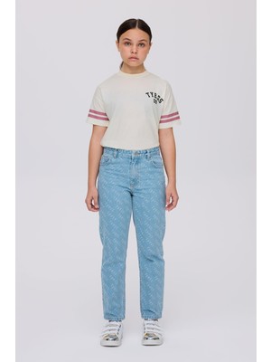 Tyess Bg Store Kız Çocuk Denim Pantolon