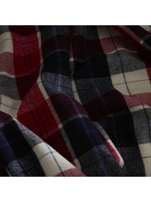 Karaca Home Flanel Throw Tv Battaniyesi Bordo/bej