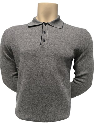 Sabri Özel Erkek Kazak Polo Yk Dokulu