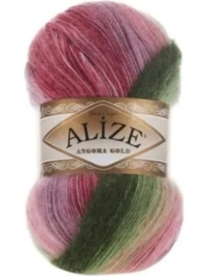 Alize Angora Gold Batik 5 Adet Örgü ipi No 1986