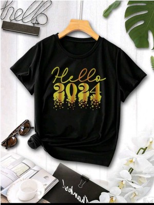 Mercoledi 2024 Baskılı Oversize Salaş T-Shirt Ünisex Boyfirend