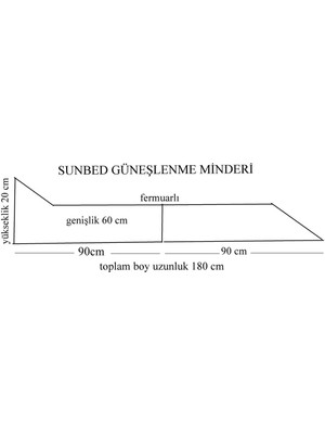 Mirzade Sun Bed Katlanır Güneşlenme Minderi-Sunbed Pembe