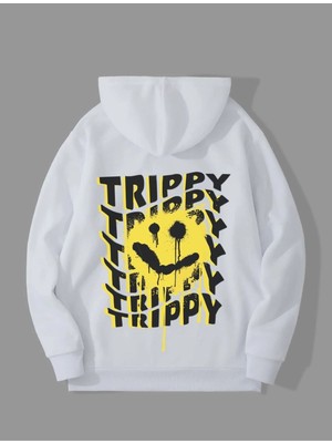 Mercoledi Trippy Baskılı Oversize Sweatshirt