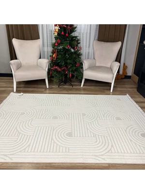 Hoom Rugs Level EN270 Krem Modern Halı