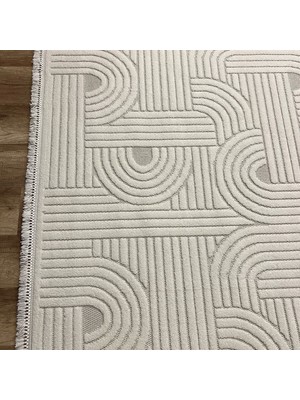 Hoom Rugs Level EN270 Krem Modern Halı