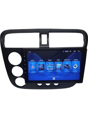 Smart Go Honda Civic Sedan V-Tec 2002/2006 9 Inç 8-128