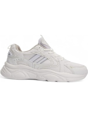 Albishoes Kadın Erkek Yazlık Hafif Rahat Fileli Yüksek Kalın Taban Unisex Sneaker Spor Ayakkabı