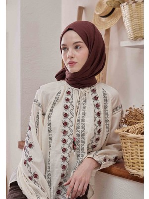 Kızılcık Fresh Scarfs Bambu Şal