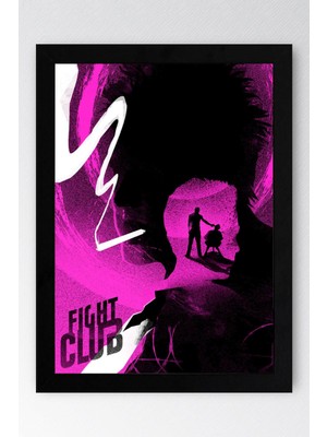 Fight Club Çerçeveli Tablo - Dövüş Kulübü Film Posteri Tablo