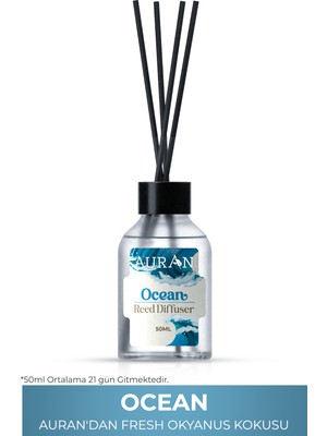 Okyanus Çubuklu Oda Kokusu Bambu Kokusu Ocean Reed Diffuser 50ml