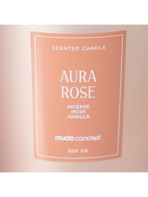 Mcreative Concept Aura Rose Kokulu Mum 200 Gram