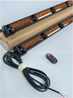 90 cm Uzaktan Kumandalı Çakar LED  Lamba  Turuncu