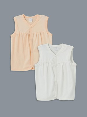 Lcw Baby V Yaka Basic Kız Bebek Yelek