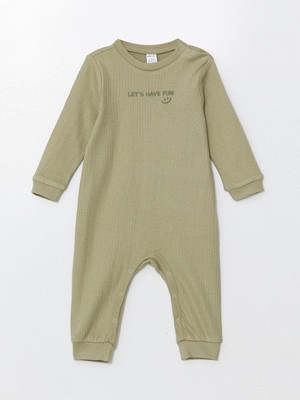 Lcw Baby Bisiklet Yaka Penye Erkek Bebek Tulum