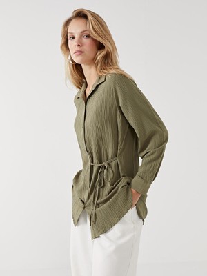 Lcwaıkıkı Classic Dokulu Kadın Gömlek Tunik