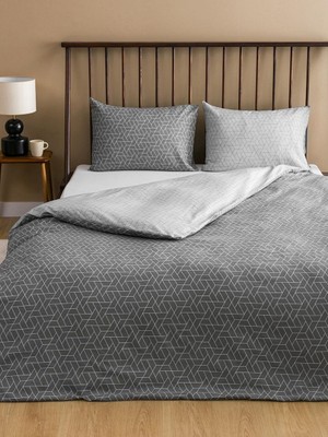 Lcw Home Desenli Çift Kişilik Nevresim Seti