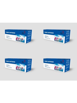 AKT Hp CC530A / CF380A / CE410A / 305A Ithal 4 Renk Muadil Toner Seti Chipli 3.500 Sayfa
