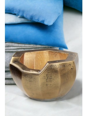 El Yapımı Saksı Altın Premium Kalite Dekoratif Saksı Pantolonlu