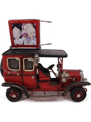 Kenpazar Dekoratif Metal Araba Çerçeveli