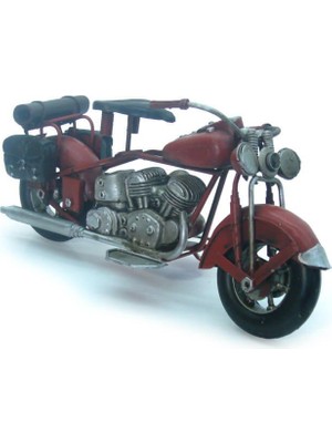 Kenpazar Dekoratif Metal Motosiklet Vintage Biblo Dekoratif