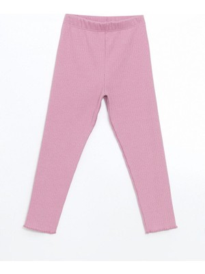 Lcw Kids Beli Lastikli Kız Çocuk Basic Tayt