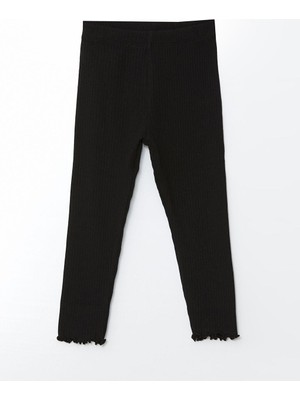 Lcw Kids Beli Lastikli Kız Çocuk Basic Tayt