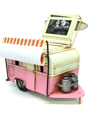 Kenpazar Dekoratif Metal Karavan Çerçeve Tenteli Biblo Dekoratif Hediyelik