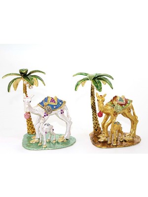 Kenpazar Taşlı Yavrulu Deve Figürü